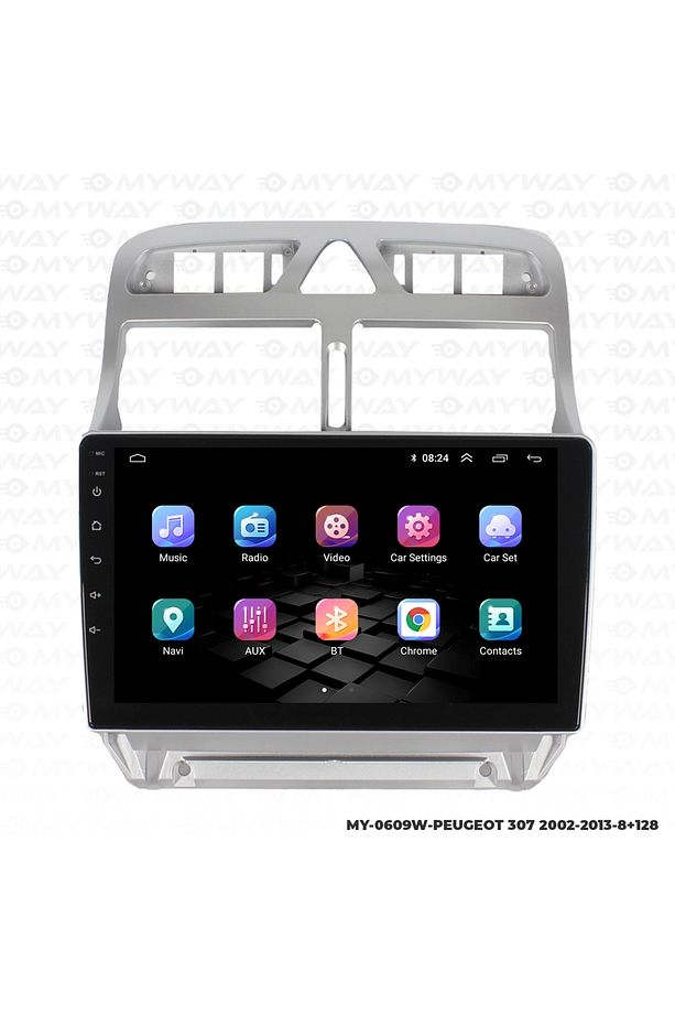 Peugeot 307 Android Carplay Navigasyon Multimedya Ekran-8gb Ram - 7