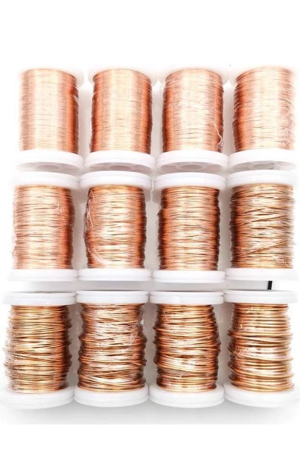 0,2 Mm Emaye Bobin Teli 50 Metre - Makaraya Sarılı Emaye Kaplı Bakır Tel - 1