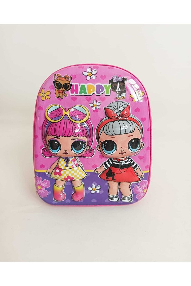 حقيبة ظهر لرياض الأطفال منقوشة 5D من Happy 5d - 1