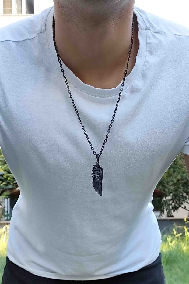 قلادة جناح النسر الأسود - 2
