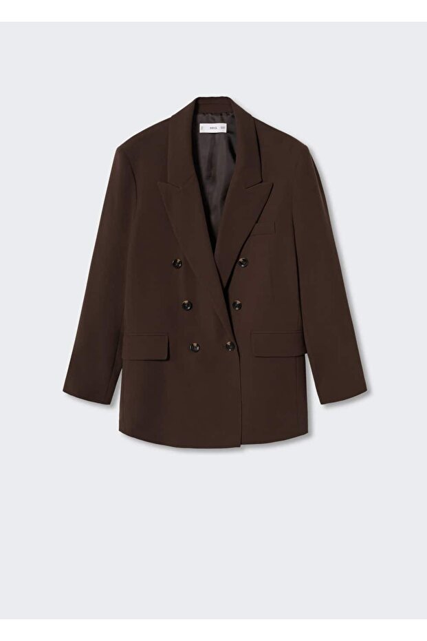 Marynarka z podwójnymi piersiami i kołnierzem - 3