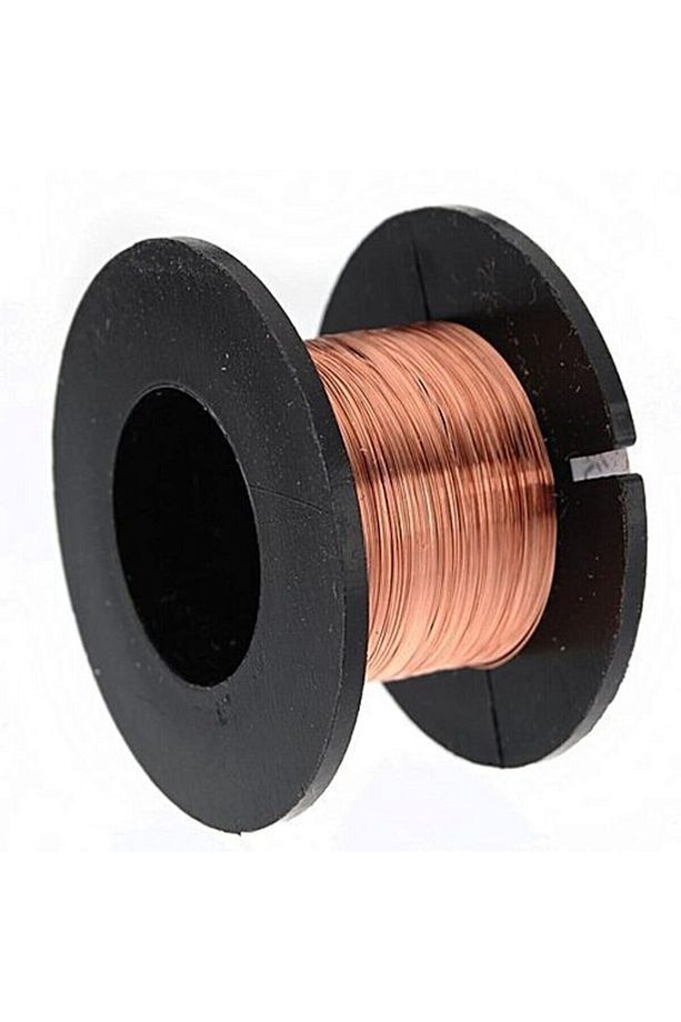 0,3 Mm Emaye Bobin Teli 50 Metre - Makaraya Sarılı Emaye Kaplı Bakır Tel - 3