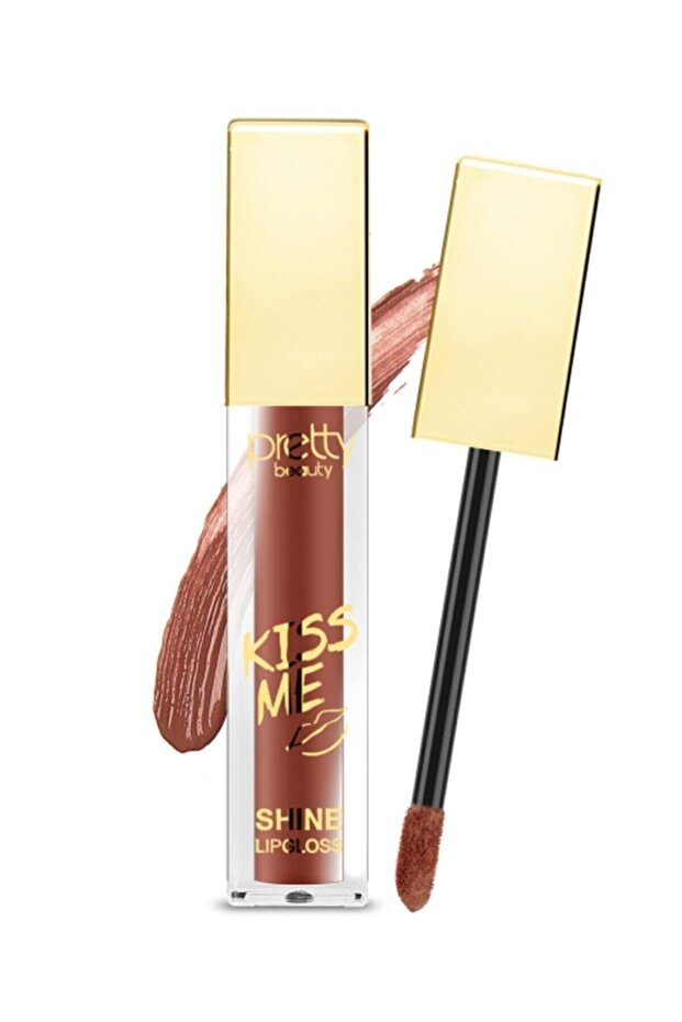 Kiss Mee Shine Lipgloss 24 Hours Lasting Lipstick Pb-170 No:4