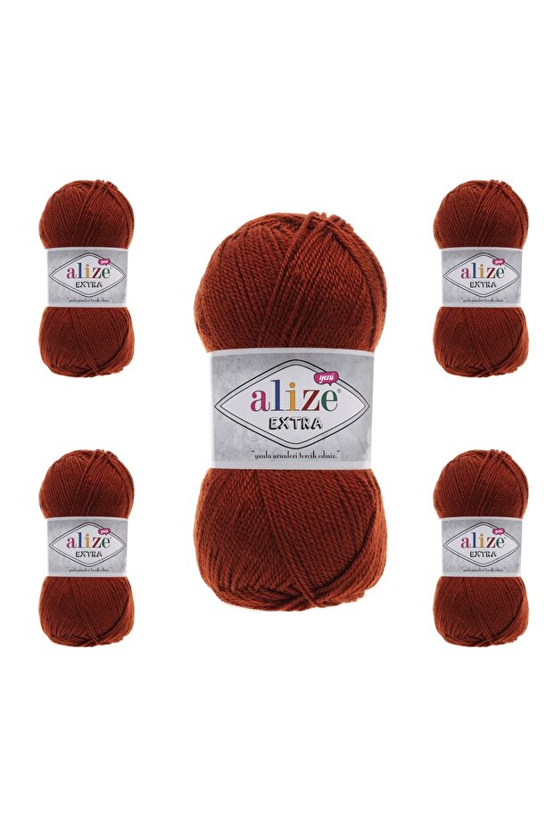 Ayzen Home Extra El Örgü Ipi 5 Li Paket (100gr X 5 Adet) - 1