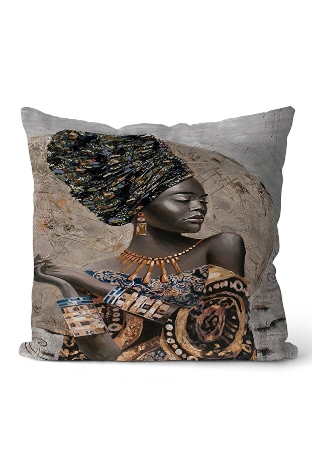 غطاء وسادة رمي مزدوج الجوانب منقوش من Alaba الرمز: Kir3655 - 1