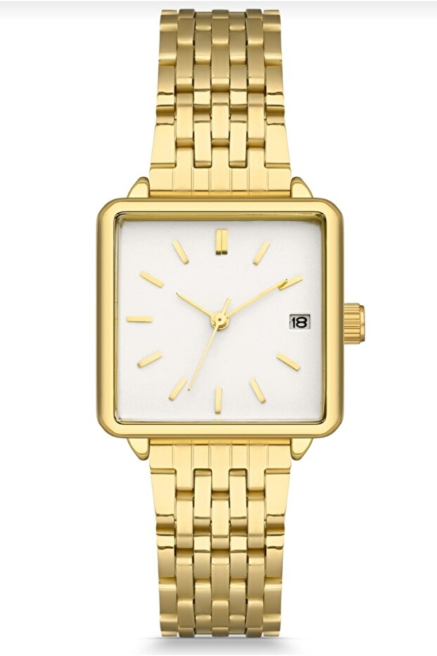 Takvimli - Çelik Kadın Kol Saati - 1