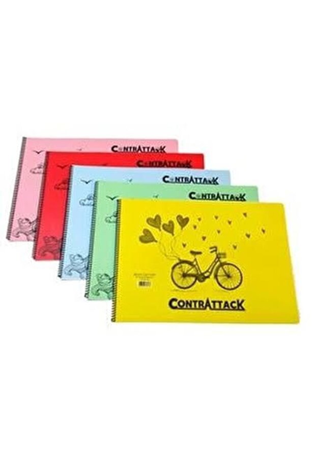 35X50 Plastic Cover 25 Sheets Picture Notebook