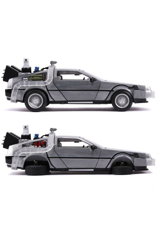 Geleceğe Dönüş Arabası 2 Back To The Future 2 Işıklı Tekerlekleri Döner Orjinal - 3