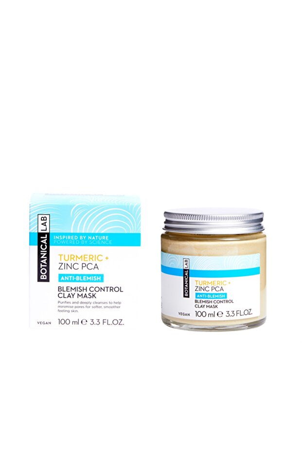Turmeric and Zinc Pca Clay Mask for Acne Prone Skin 100 ml