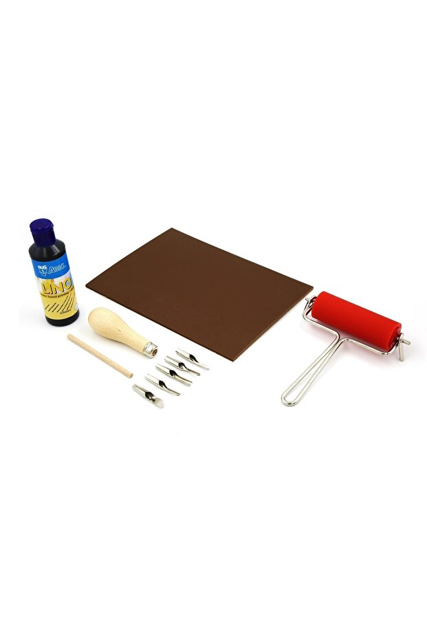 Linol Baskı Seti - A5 - 1