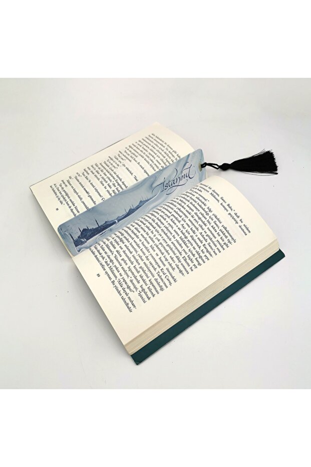فاصل كتب اسطنبولي مطبوع (علامة هدية، ayraç-078)