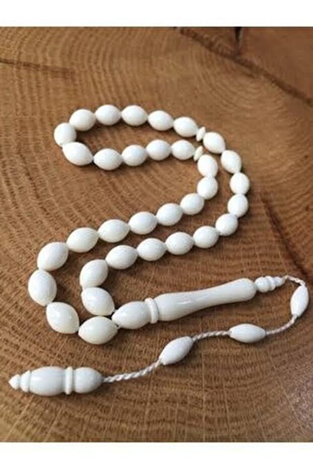 مسبحة صلاة منقوشة على شكل عظمة الجمل - 1