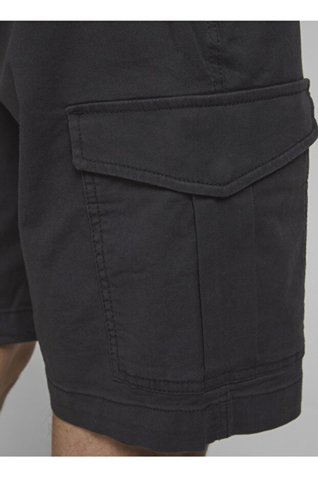 Kargo Şort, L, Siyah - 7
