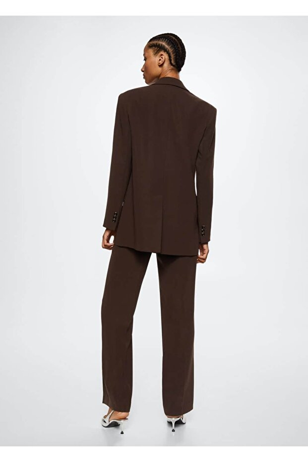 Marynarka z podwójnymi piersiami i kołnierzem - 4