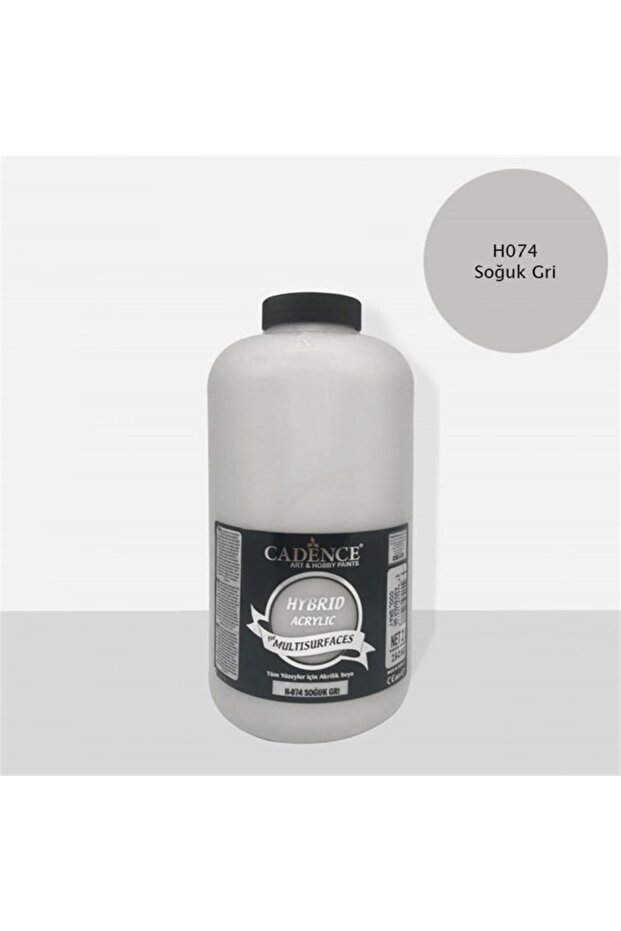 Hybrıd Akr. Multısurfaces H-074 Soğuk Gri 2000ml - 1
