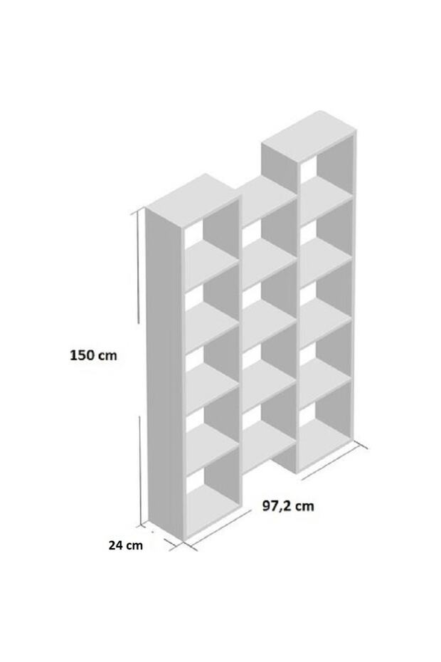 White Le Scale Kitaplık - 2