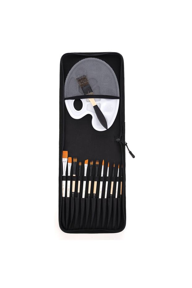 Çantalı Fırça Seti - 14 Parça - 3