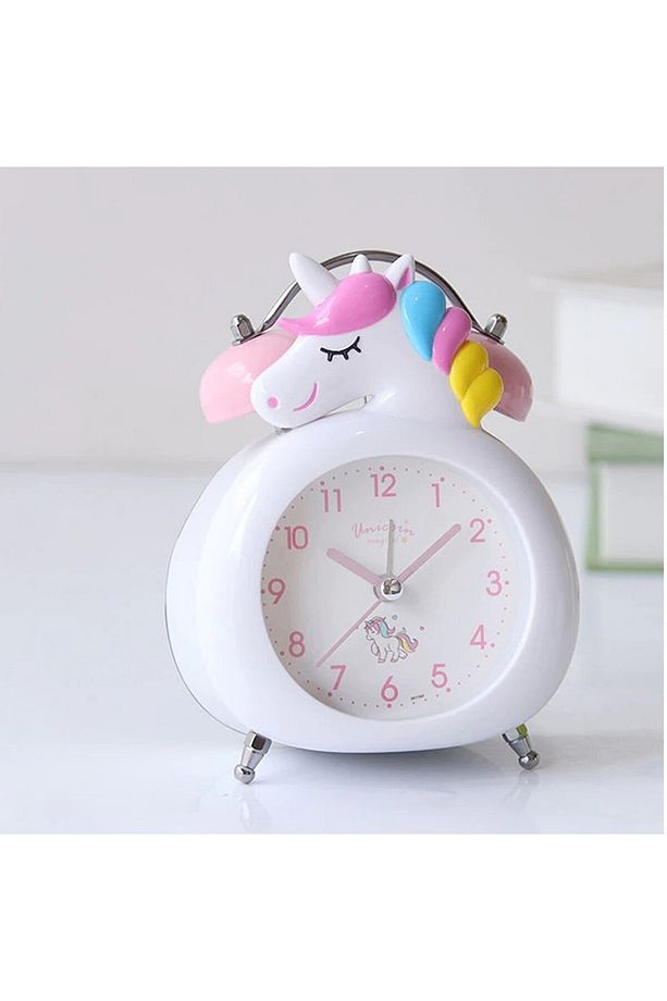Dekoratif Masa Üstü Unicorn Çalar Saat Hediyelik Masa Saati - 3