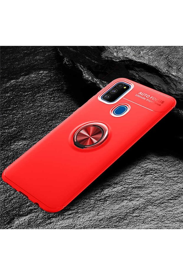 Case for Samsung Galaxy M21 Full Protection Silicone Cover with Ring
