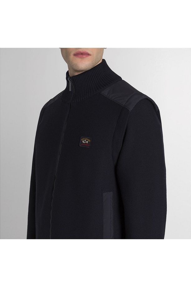 Men's Knıtted Blouson C.w. Wool / Çıkarılabilir Uzun Kol / Çift Taraflı - 3