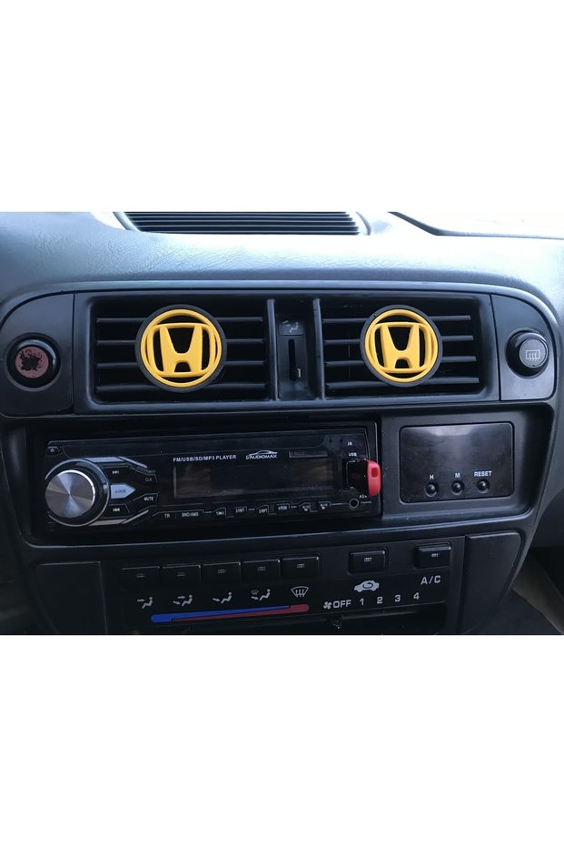 1996-2001 Hond Civic Amlem Li Heating Grill (Yellow)