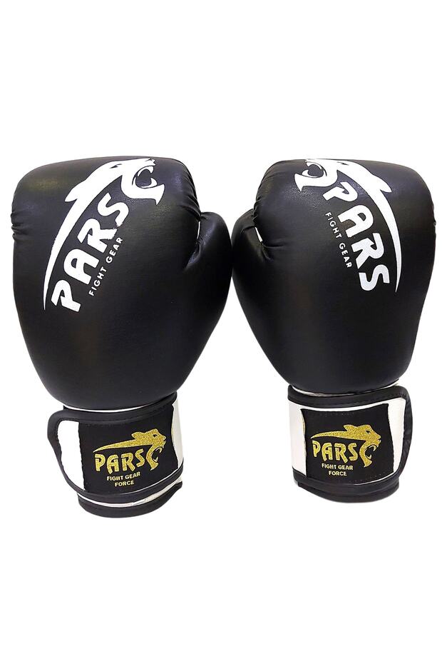 Force Boks Kick Boks Eldiveni Siyah - 5