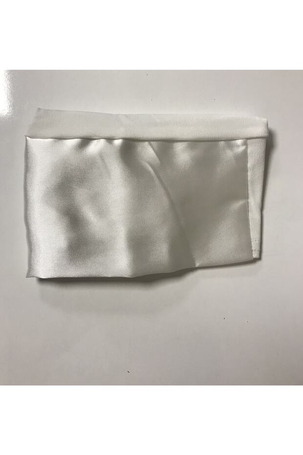 Lüks Saten Bone Beyaz - 1