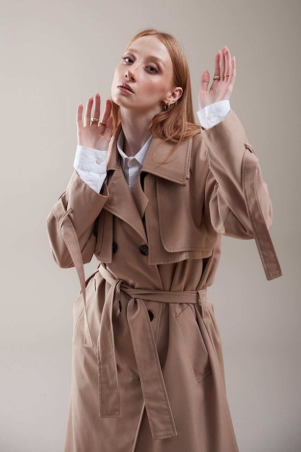 Ruby Oversize Trençkot - 5