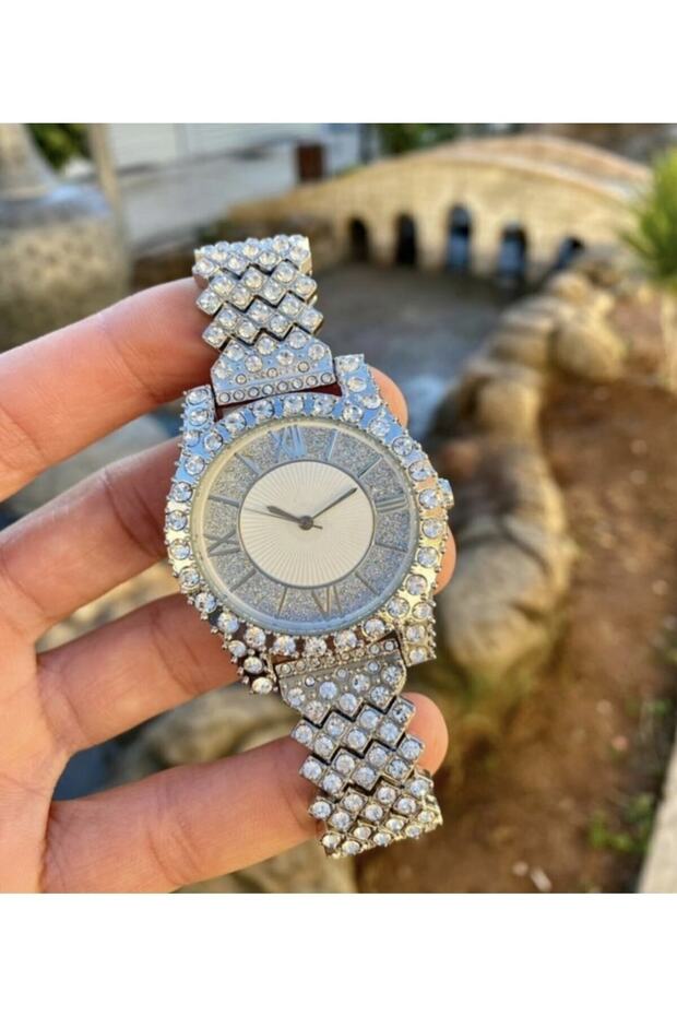 Çelik Taşlı Kadın Kol Saati - 1