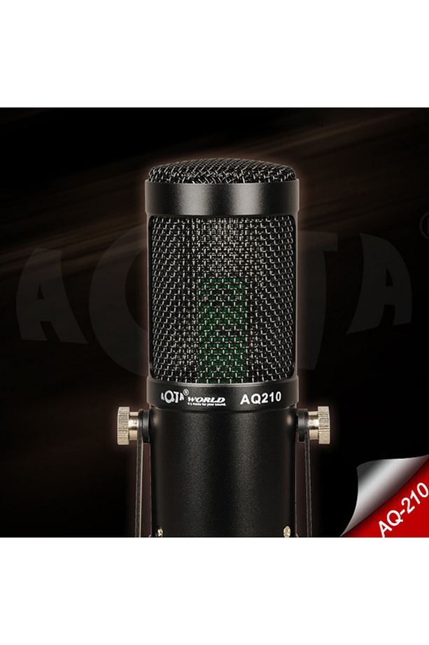 Aq210 Condenser Stüdyo Profesyonel Kayıt Ve Yayın Mikrofonu Studio - 2
