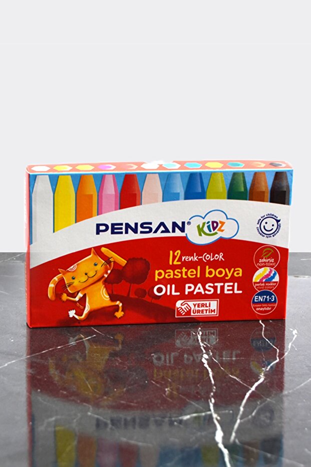 12 Colors Crayons