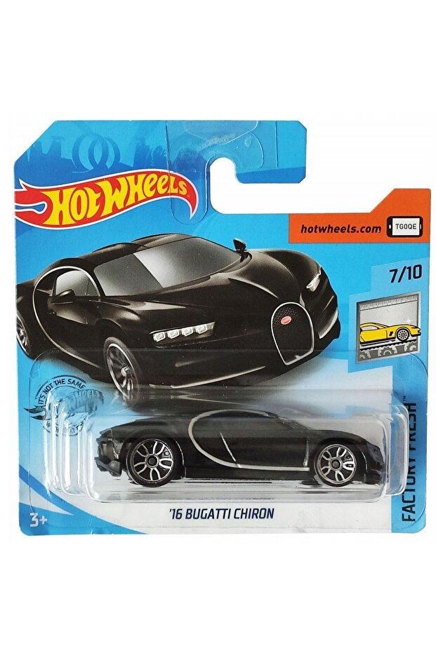 2016 Bugatti Chiron Black 1:64 - 1