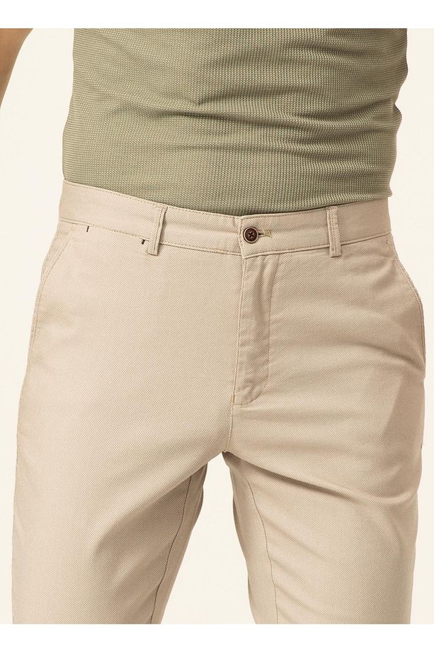 Normal Bel Normal Paça Regular Fit Bej Erkek Pantolon Pn2020500490 - 3