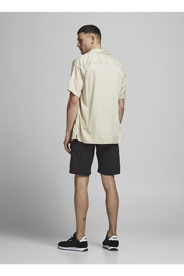 Kargo Şort, L, Siyah - 8