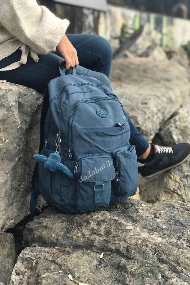 حقيبة ظهر كبيرة الحجم متعددة الجيوب مقاومة للمطر - 3