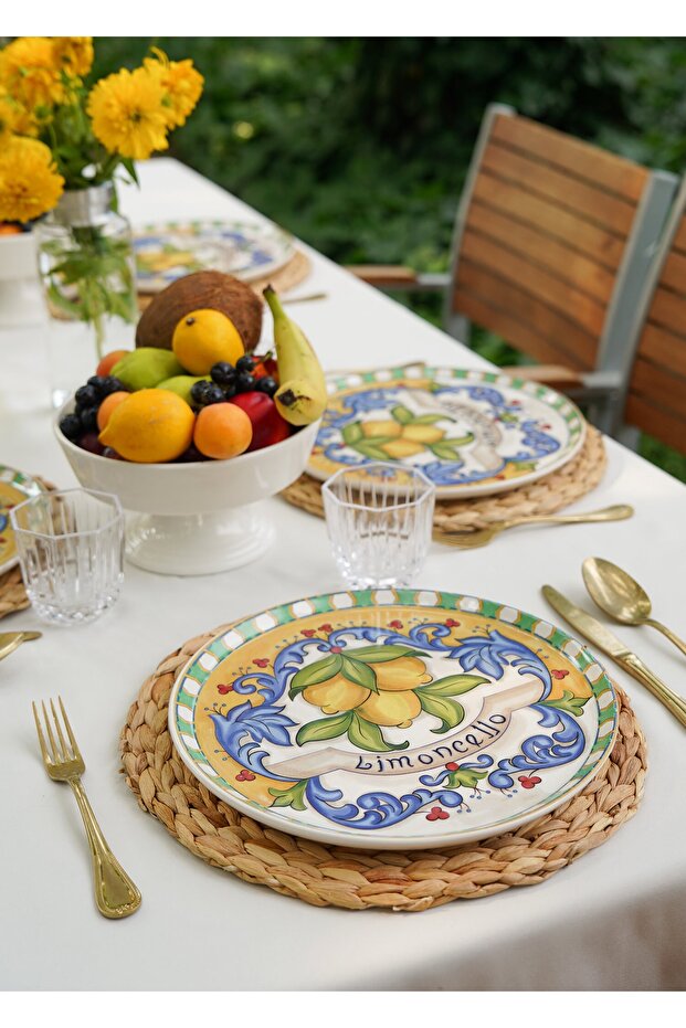 Limoncello Servis Tabağı - 30 Cm - 5