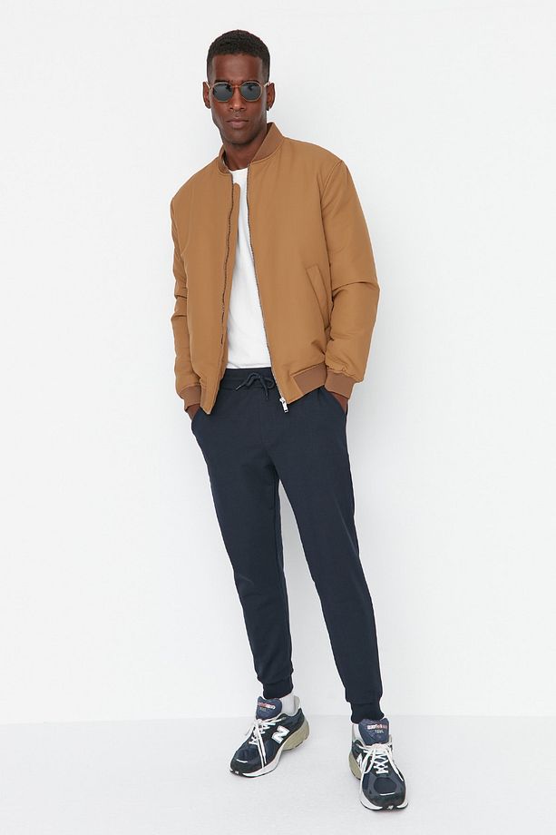 Lacivert Basic Regular/Normal Kesim Lastik Paça Jogger Eşofman Altı TMNSS20EA0053 - 2