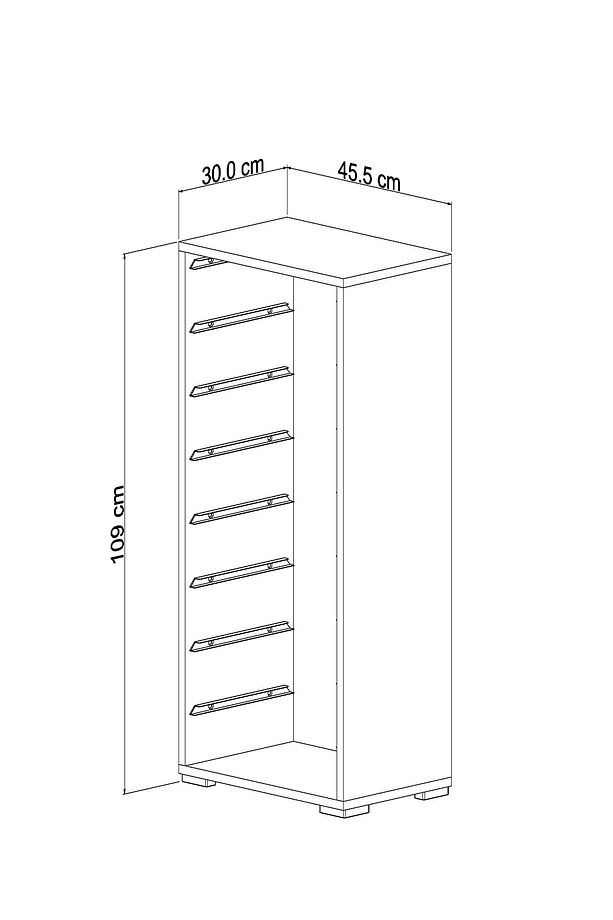 Mutfak Dolabı 8 Sepetli Dolap Çok Amaçlı Dolap Kiler Dolabı Sarı - 4