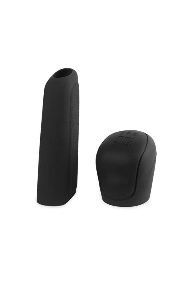 Auto Vehicle Manual Gear Shift and Silicone Brake Cover Set - Compatible