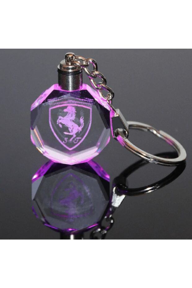 Ferrari Illuminated Keychain 7 Colors Stylish Auto Car Keychain Led
