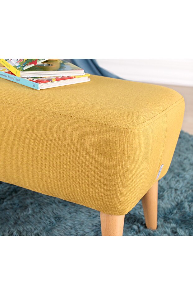 Moouv Çocuk Bench Puf - Sarı - 5