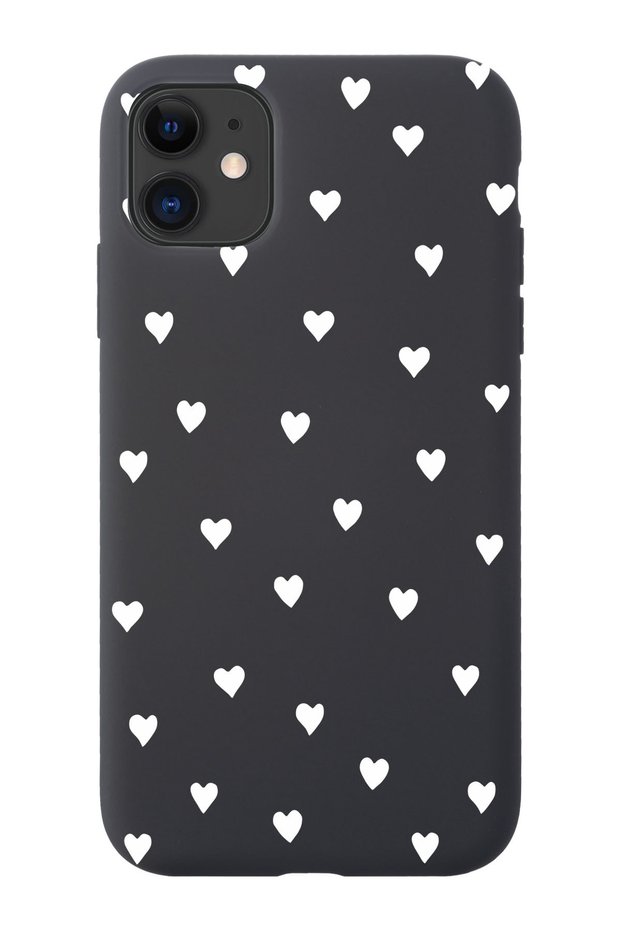 Iphone11 Black Launch Hearts Phone Case