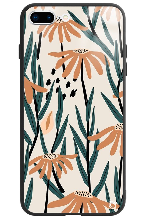 iPhone 7 Plus Flower Premium Patterned Glossy Phone Case