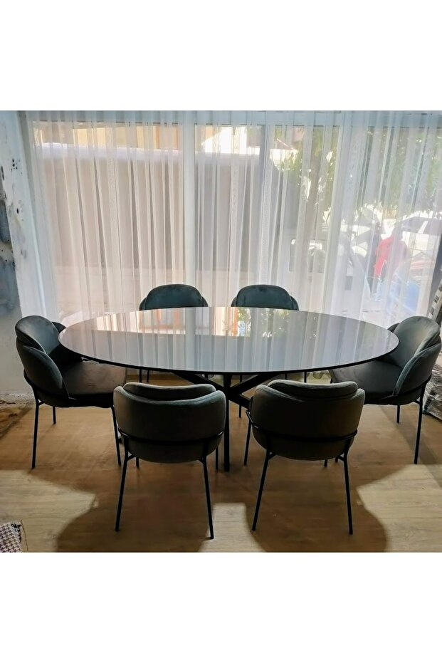 Elips Masa Modern Sandalye - 1