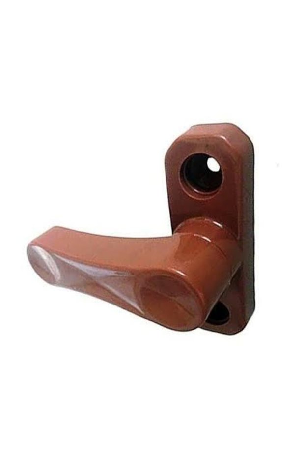 PVC Door Window Child Safety Lock Pullable A Oak