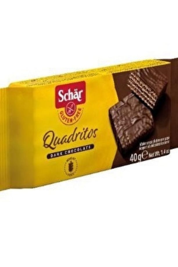Quadritos Siyah Çikolata Kaplı Gofret 2x20 gr - 1