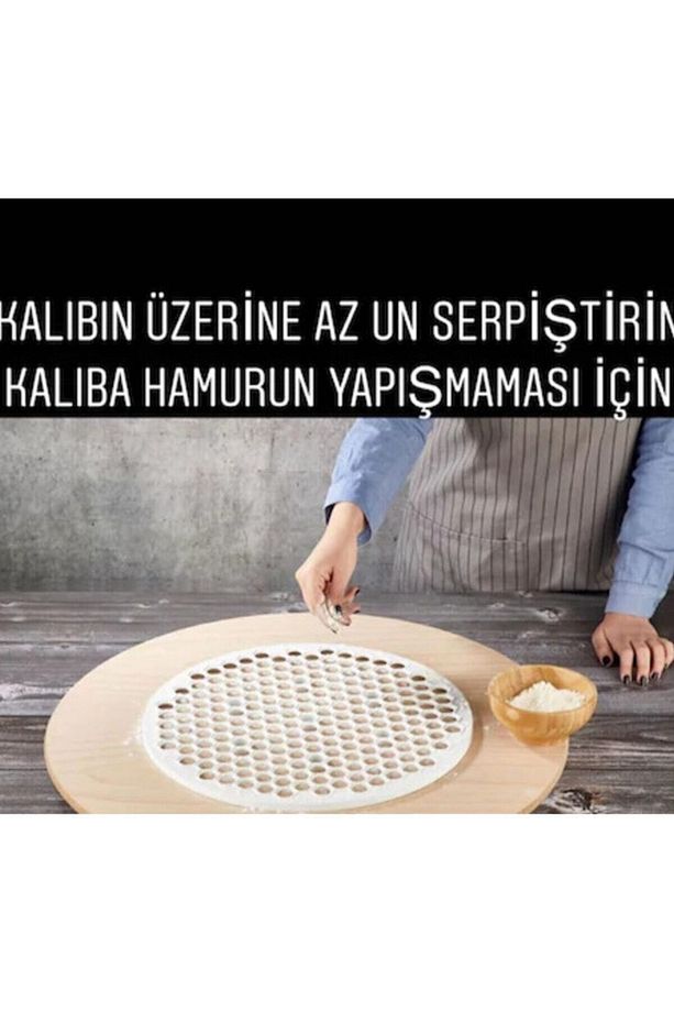 Pratik Mantı Kalıbı Tek Seferde 200 Adet Mantı Kesme Aparatı - 2