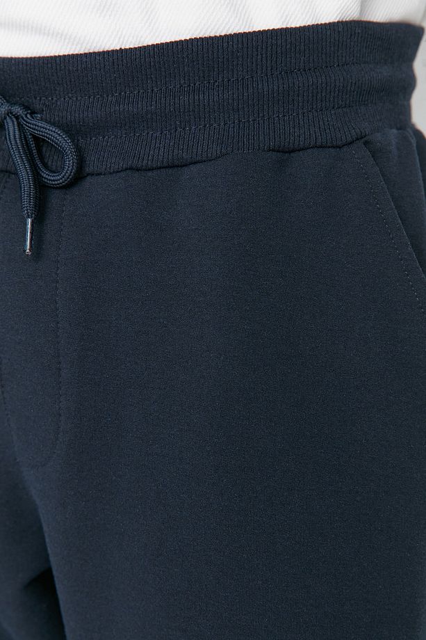 Lacivert Basic Regular/Normal Kesim Lastik Paça Jogger Eşofman Altı TMNSS20EA0053 - 4