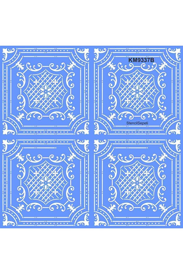 نمط حائط هندسي - قالب مادة سميكة - لا يوجد إرجاع - 100x100 سم