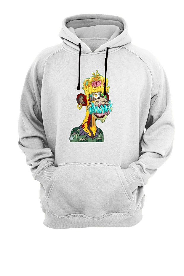 Monkey Patterned Sweatshirt - 1